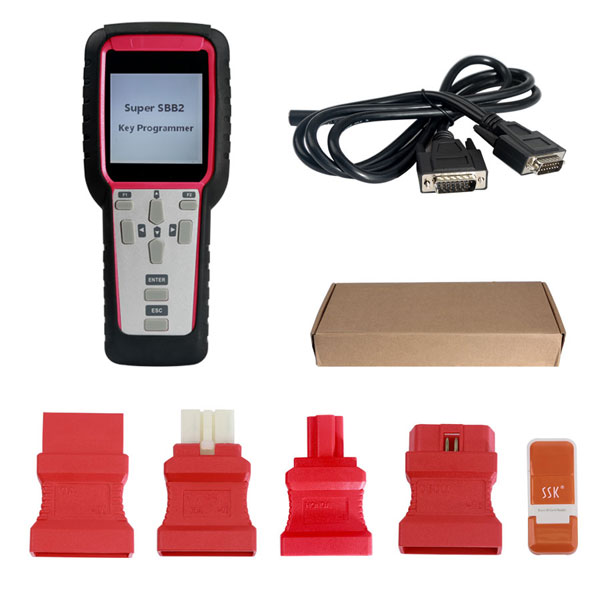 super sbb2 key programmer v2017 with full cables