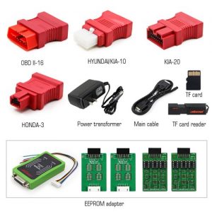 X100 PRO KEY PROGRAMMER ADAPTERS LIST