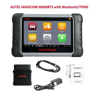 original AUTEL MAXICOM MK808TS add TPMS service function and bluetooth connection