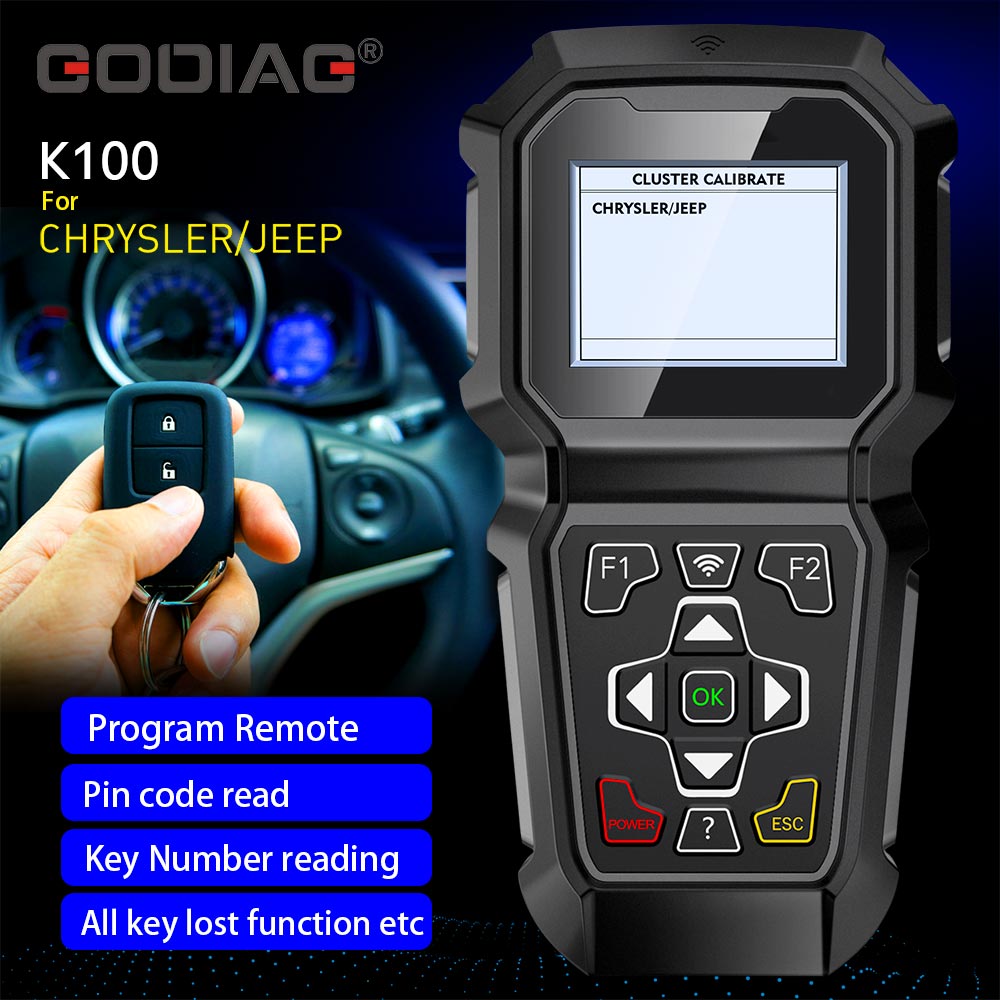 Godiag K100 Key Programmer functions list