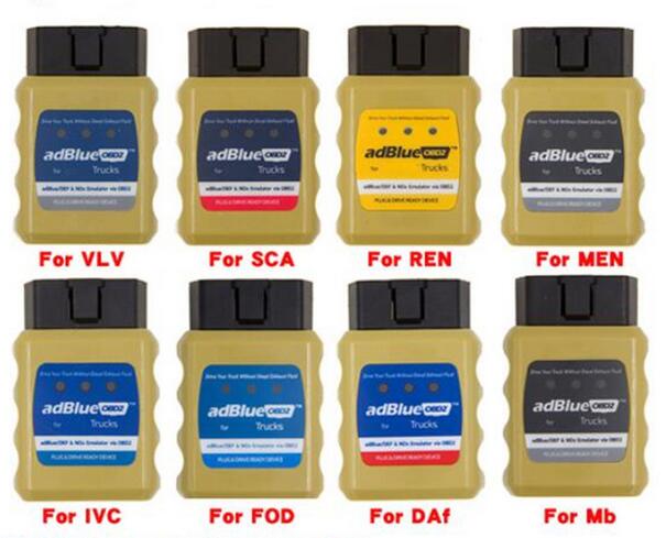 AdBlueOBD2 Trucks Emulator many types