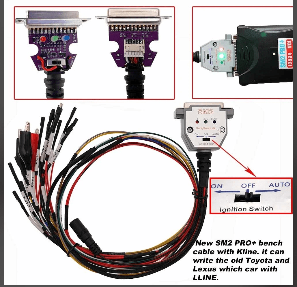 SM2 PRO+ new v4 Bench cable