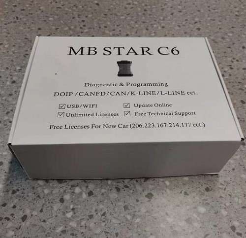 MB STAR C6 DIAGNOSTIC KIT MB STAR C6 VCI box