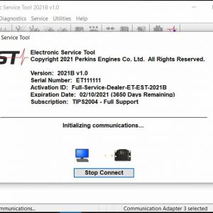 Perkins EST 2021B software