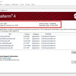 Cummins Calterm SOFTWARE