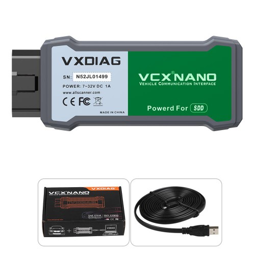 VXDIAG VCX NANO SDD Kit VXDIAG VCX NANO SDD FULL KIT