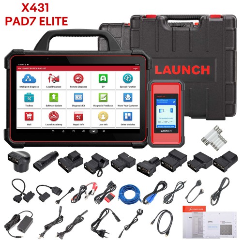 Launch X431 PAD VII Elite full Kit